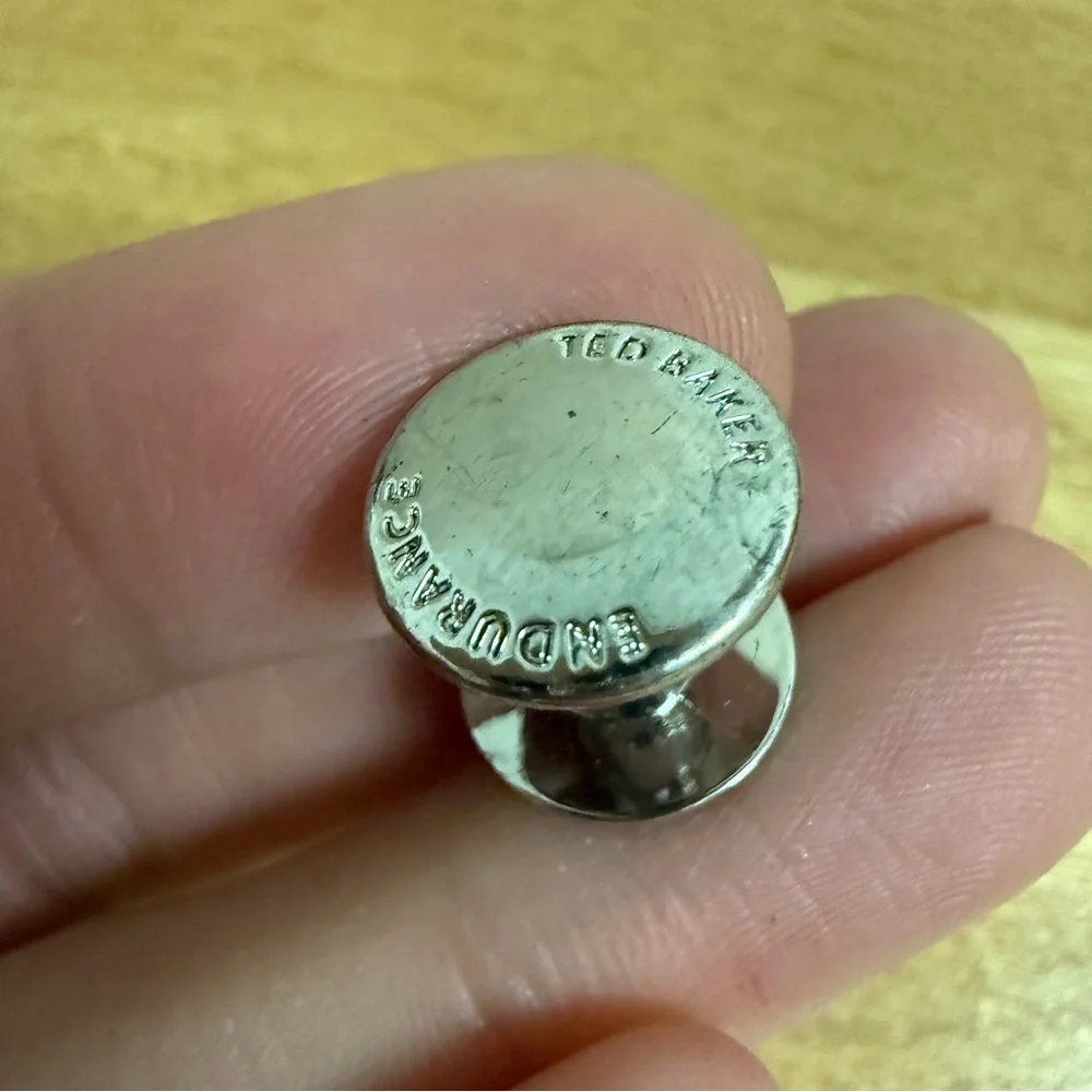Ted baker single silver cuff link